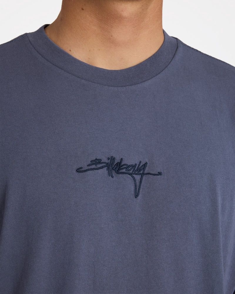 BILLABONG MENS IDENTIFIED SS TEE - ODYSSEY GREY