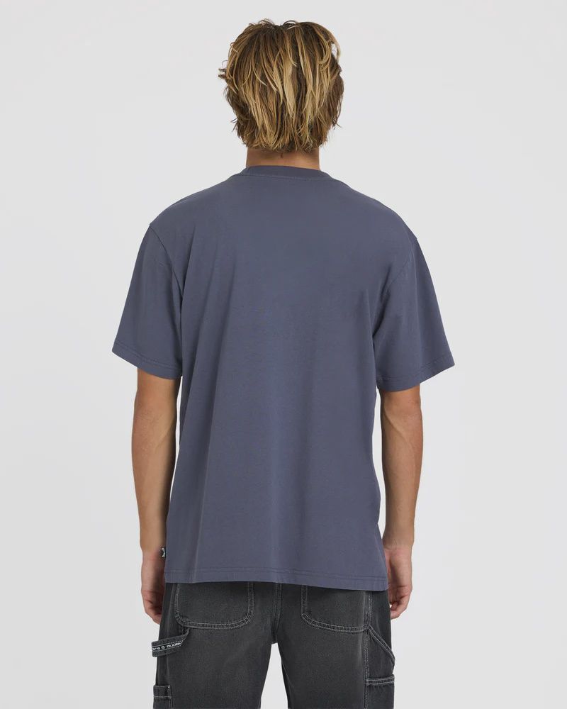 BILLABONG MENS IDENTIFIED SS TEE - ODYSSEY GREY