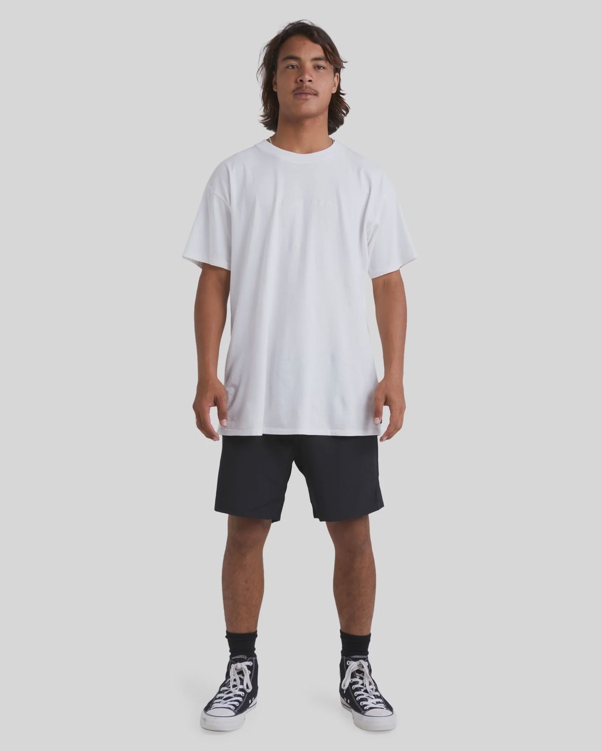 BILLABONG MENS SURFTREK ELASTIC SHORT - BLACK