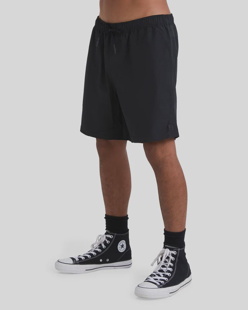 BILLABONG MENS SURFTREK ELASTIC SHORT - BLACK