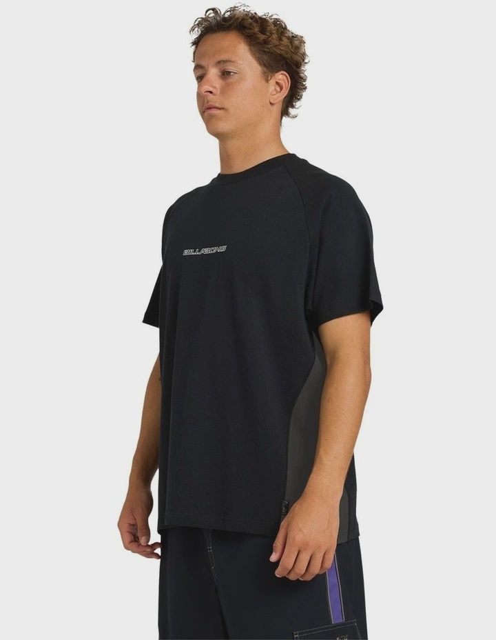 BILLABONG MENS SPEC STITCH SS TEE - BLACK