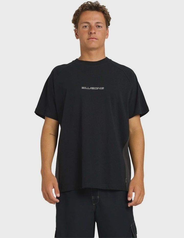 BILLABONG MENS SPEC STITCH SS TEE - BLACK