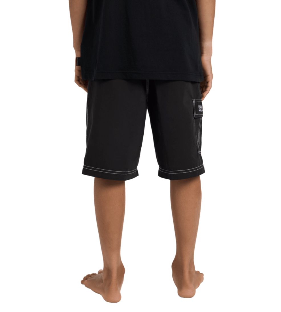 BILLABONG TEEN BOYS THROW ON BOARDSHORT - BLACK