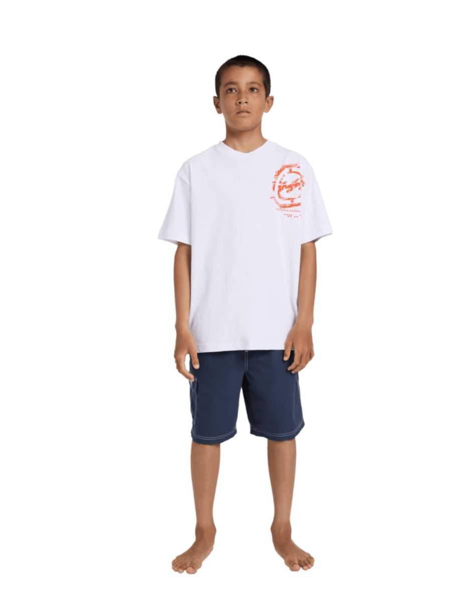 BILLABONG TEEN BOYS THROW ON BOARDSHORT - DUSTY INDIGO