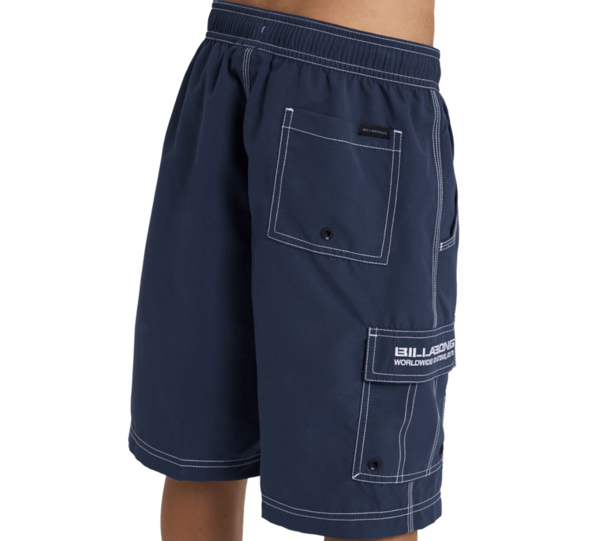 BILLABONG TEEN BOYS THROW ON BOARDSHORT - DUSTY INDIGO