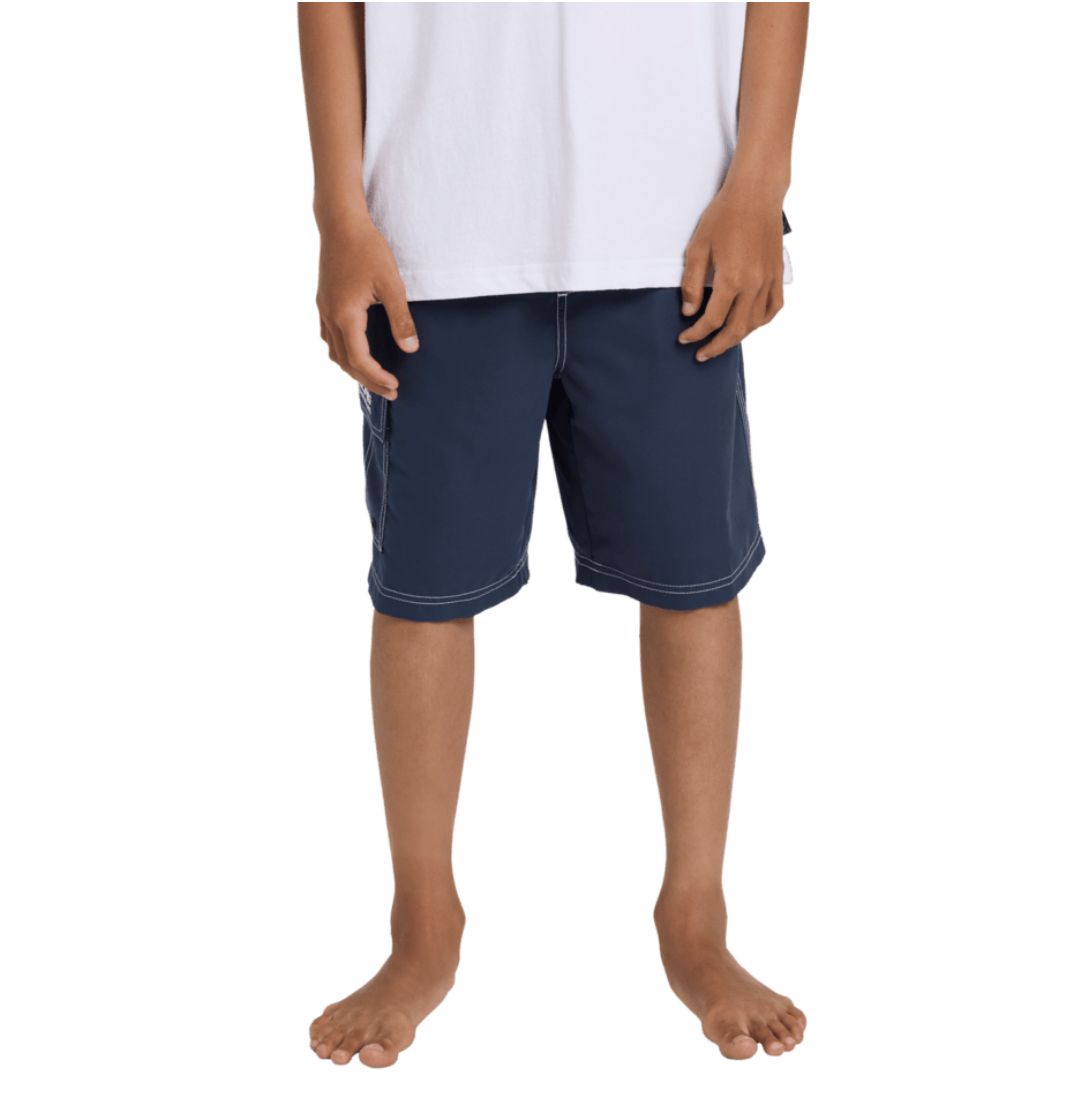 BILLABONG TEEN BOYS THROW ON BOARDSHORT - DUSTY INDIGO