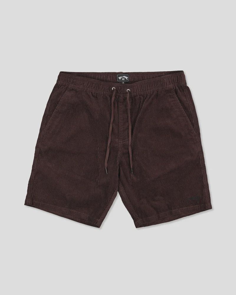 BILLABONG MENS LARRY CORD WALKSHORT - COFFEE BEAN