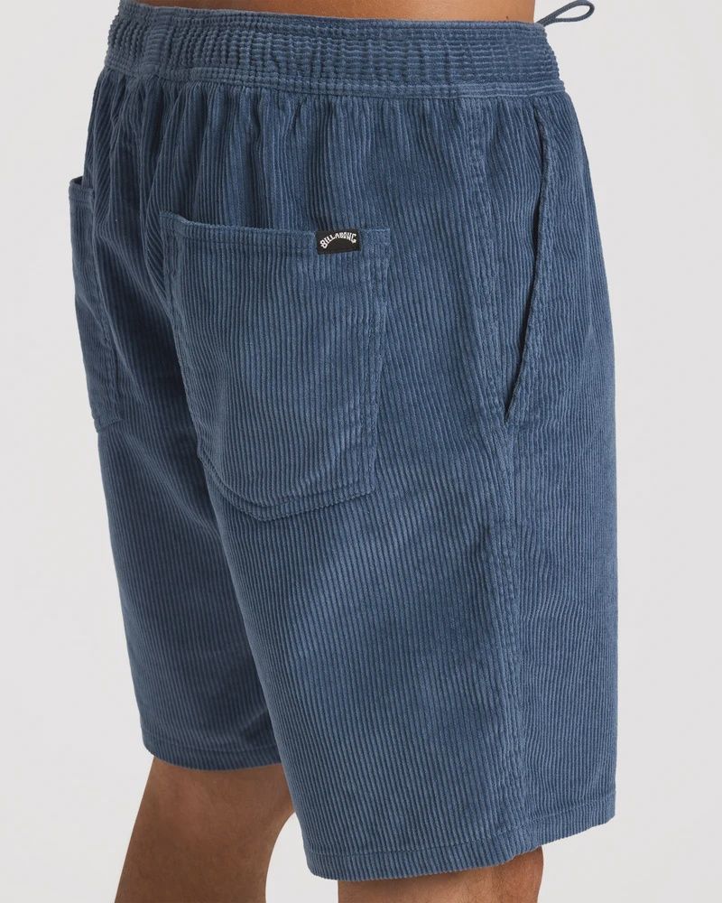 BILLABONG MENS LARRY CORD WALKSHORT - CHINA BLUE