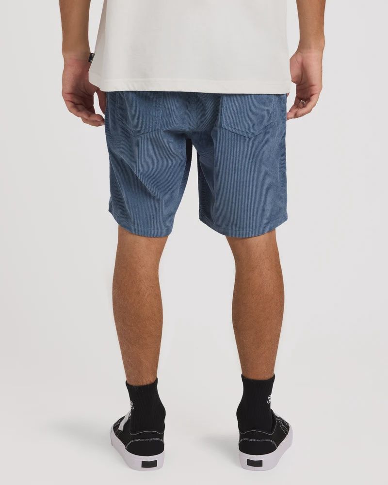 BILLABONG MENS LARRY CORD WALKSHORT - CHINA BLUE