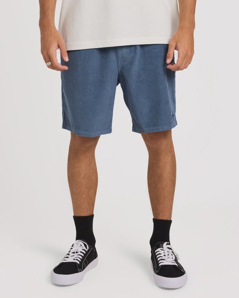 BILLABONG MENS LARRY CORD WALKSHORT - CHINA BLUE