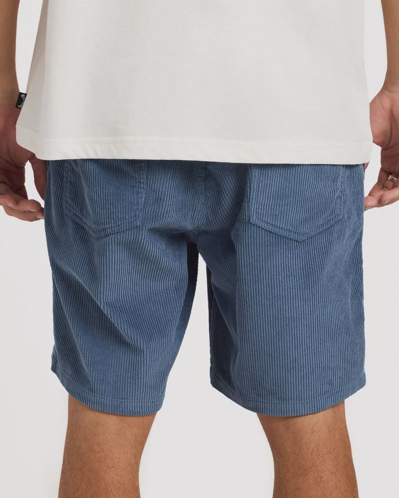 BILLABONG MENS LARRY CORD WALKSHORT - CHINA BLUE