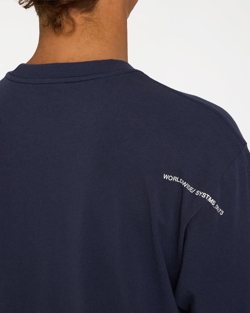 BILLABONG MENS SPEC INVERT SS TEE - DUSTY INDIGO