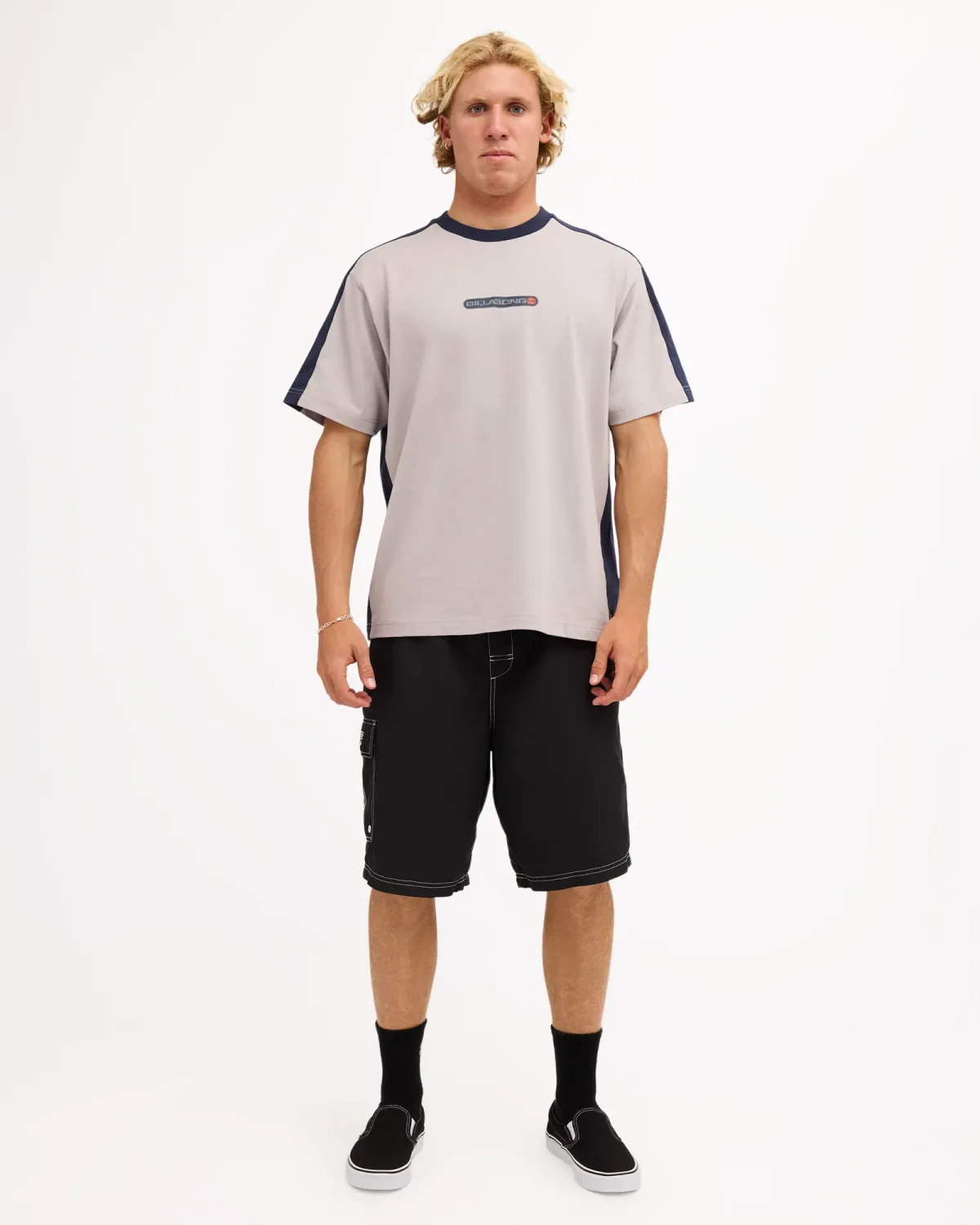 BILLABONG MENS SPEC ICONIC SS TEE - ASH