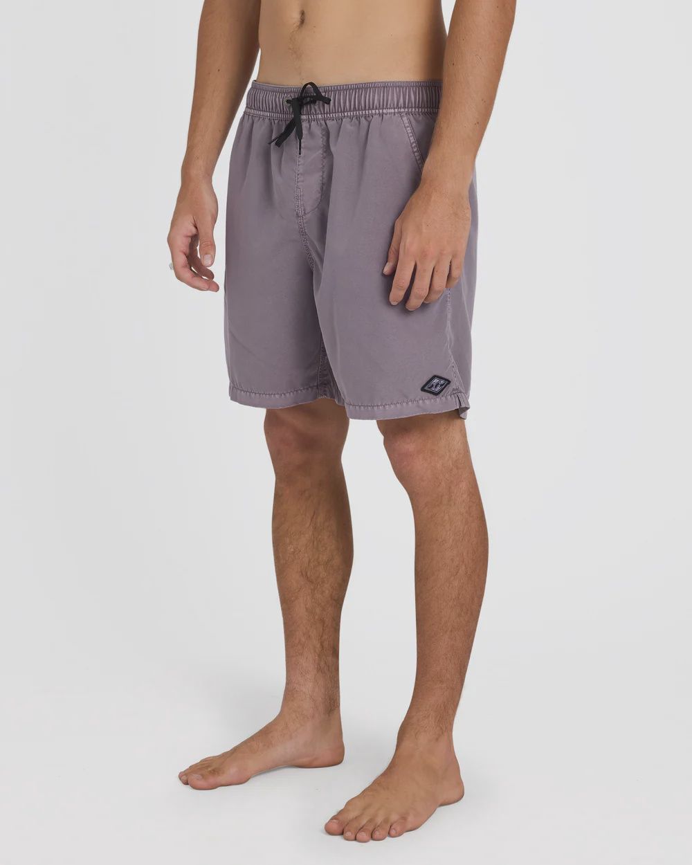 BILLABONG MENS ALL DAY OVERDYED LAYBACK SHORT - STEEL PURPLE