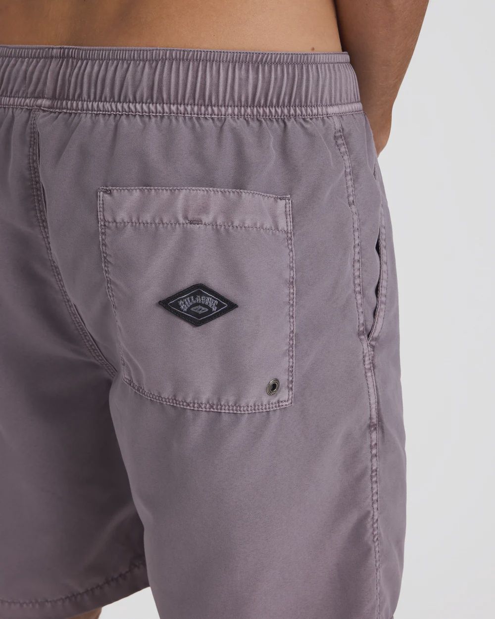 BILLABONG MENS ALL DAY OVERDYED LAYBACK SHORT - STEEL PURPLE