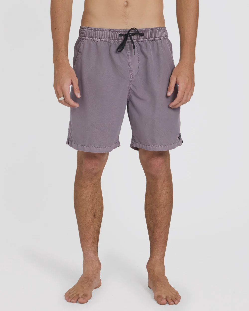 BILLABONG MENS ALL DAY OVERDYED LAYBACK SHORT - STEEL PURPLE