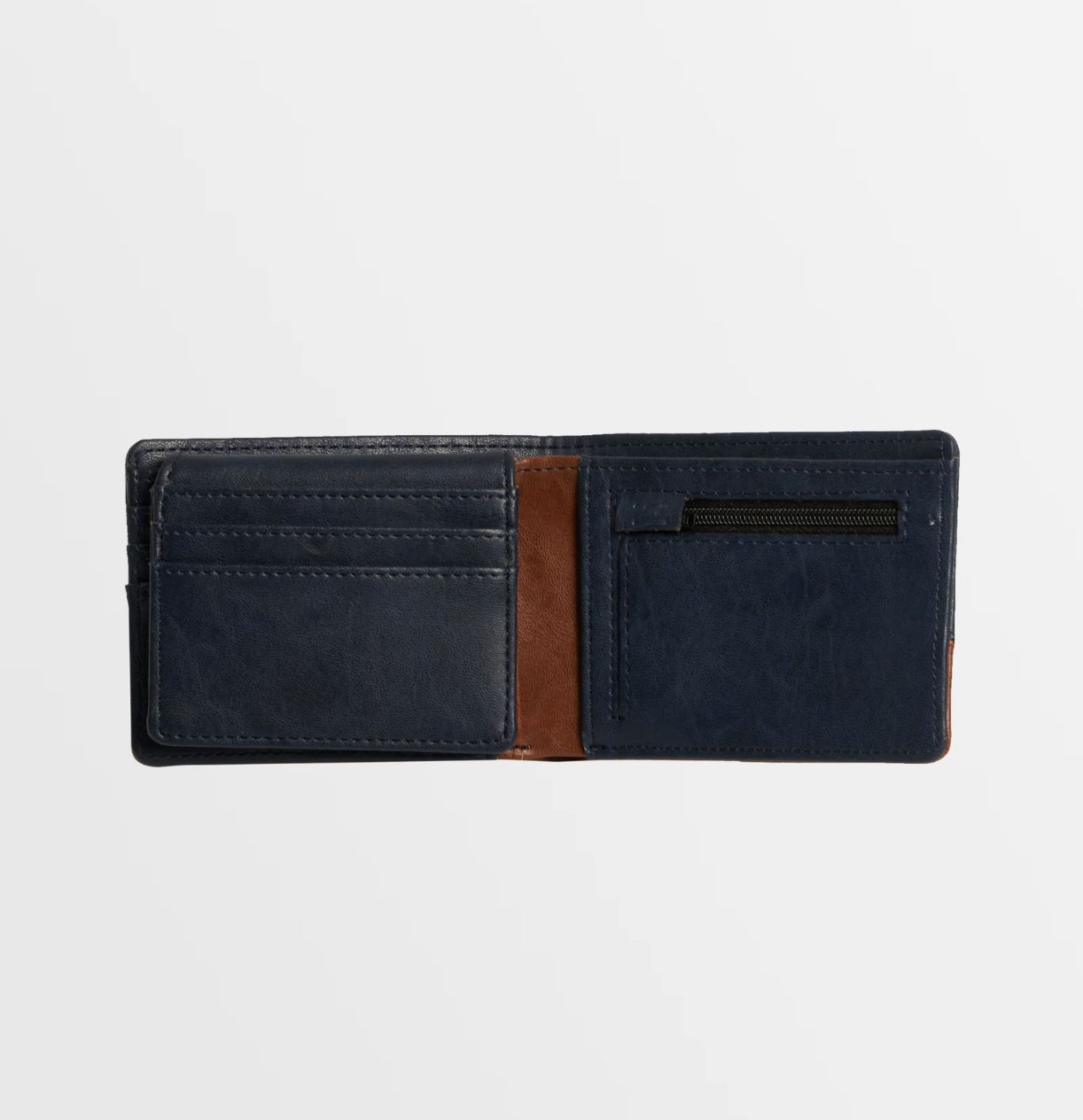 BILLABONG MENS DIMENSION WALLET - NAVY TAN
