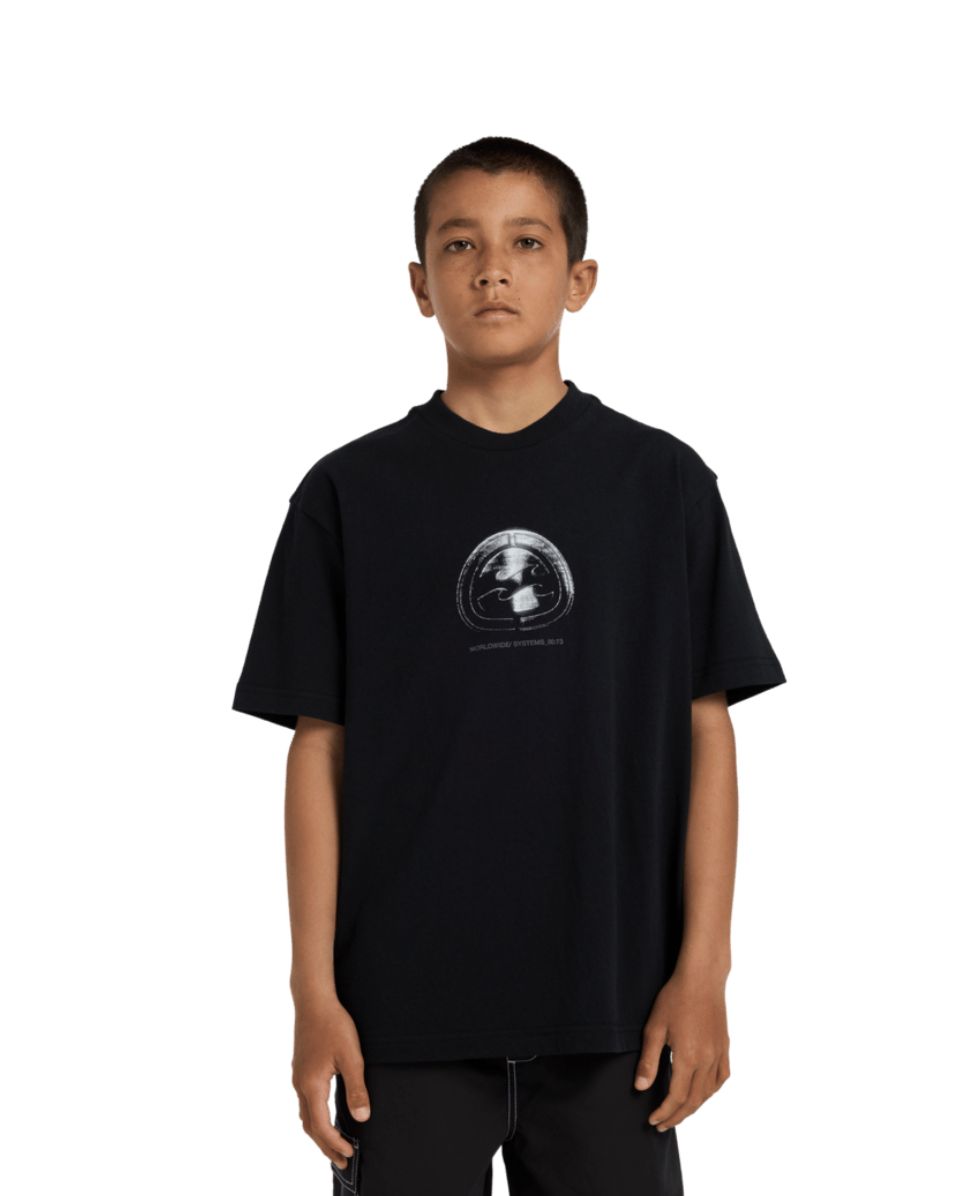 BILLABONG TEEN BOYS SPEC METAL SS TEE - BLACK
