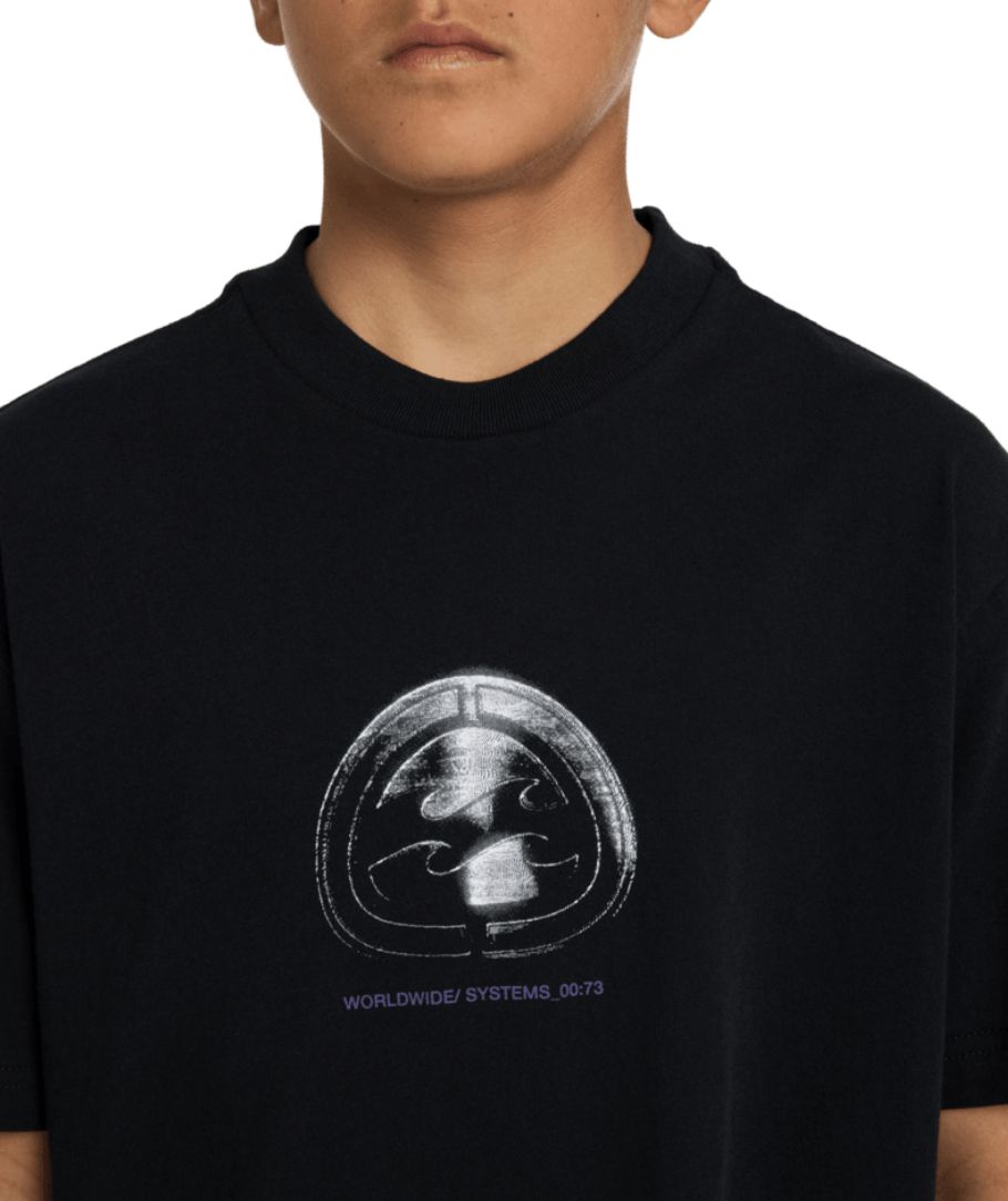BILLABONG TEEN BOYS SPEC METAL SS TEE - BLACK
