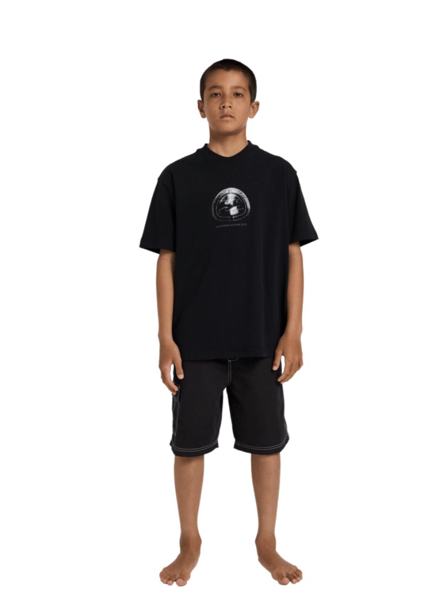 BILLABONG TEEN BOYS SPEC METAL SS TEE - BLACK