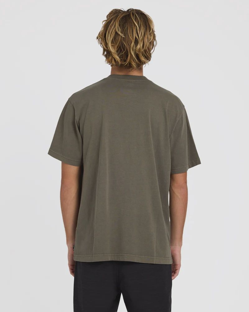 BILLABONG MENS PREMIUM WAVE WASH SS TEE - ARMY