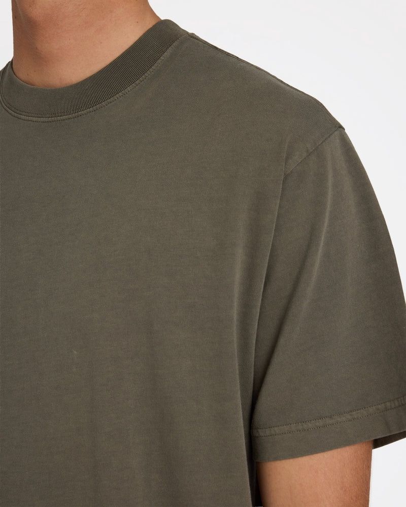 BILLABONG MENS PREMIUM WAVE WASH SS TEE - ARMY