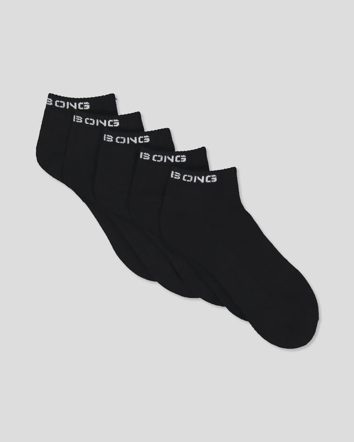 BILLABONG MENS ANKLE SOCKS 5 PACK - BLACK