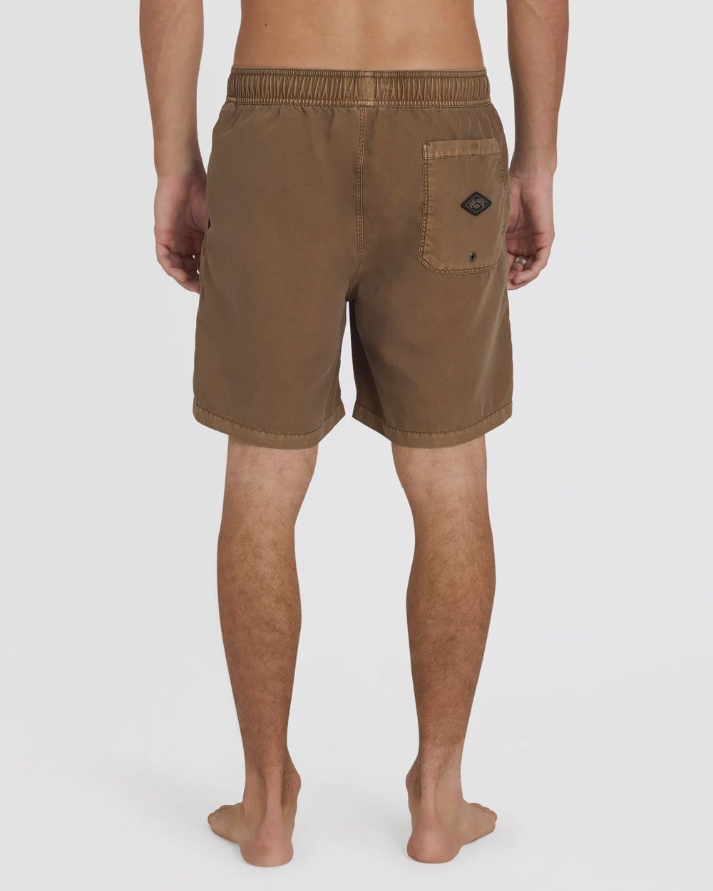 BILLABONG MENS ALL DAY OVERDYED LAYBACK SHORT - COFFEE BEAN