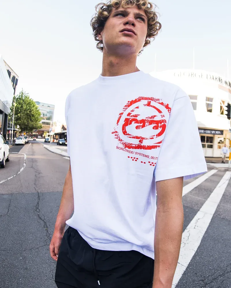 BILLABONG MENS SPEC BLAST SS TEE - WHITE
