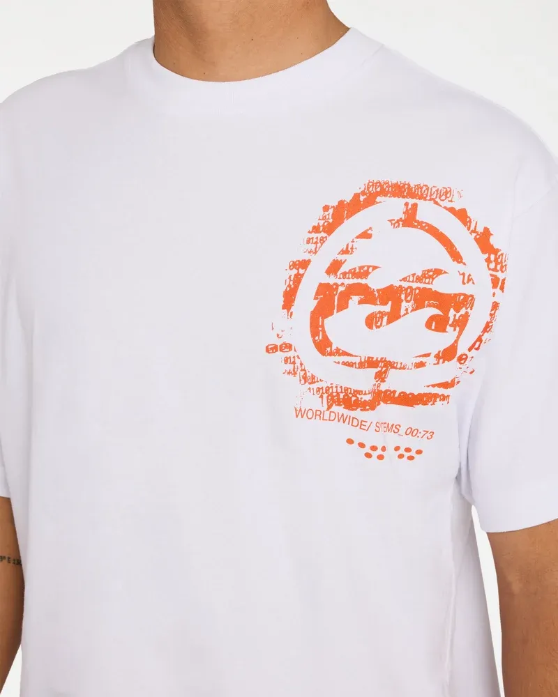 BILLABONG MENS SPEC BLAST SS TEE - WHITE