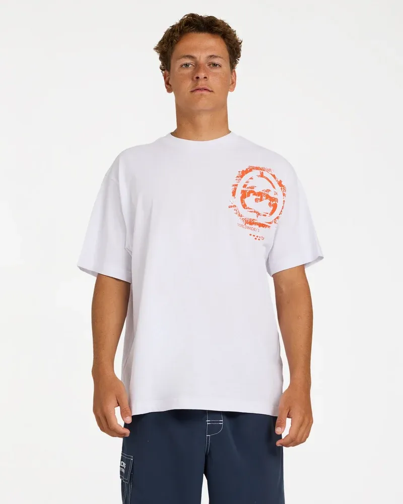 BILLABONG MENS SPEC BLAST SS TEE - WHITE