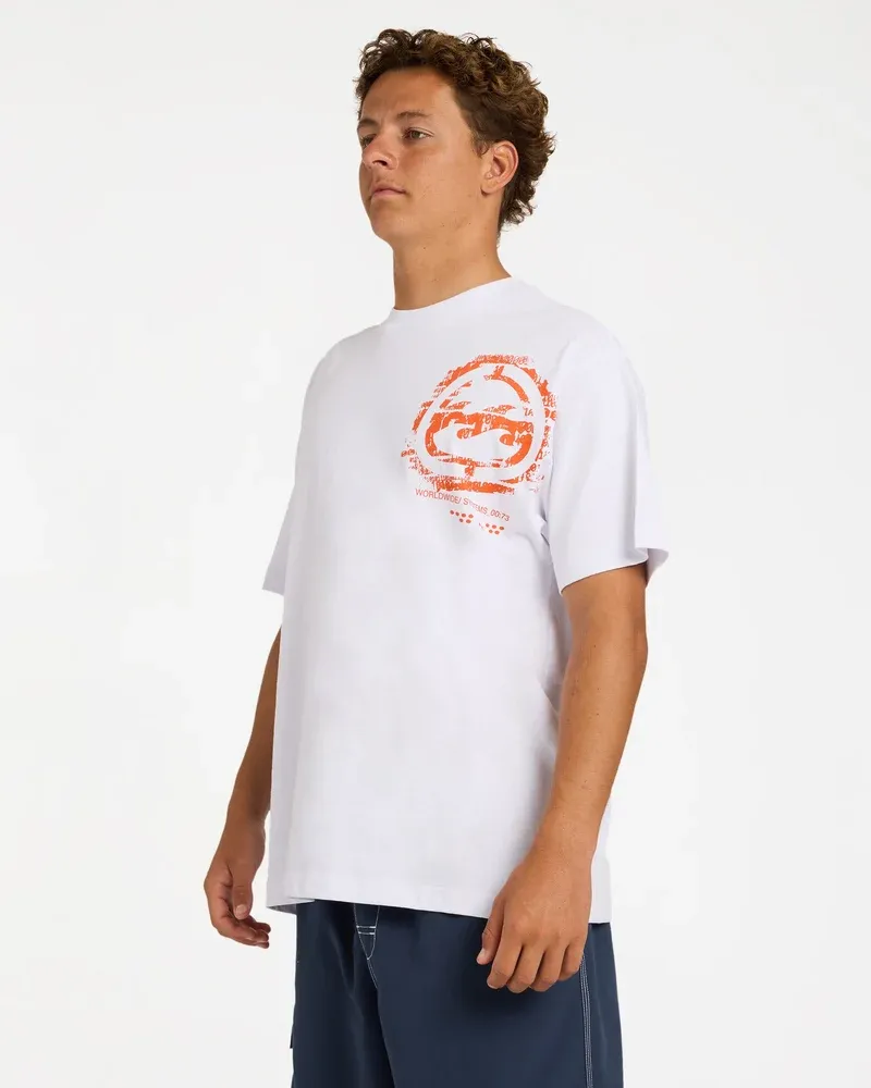BILLABONG MENS SPEC BLAST SS TEE - WHITE