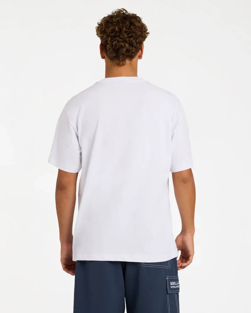 BILLABONG MENS SPEC BLAST SS TEE - WHITE