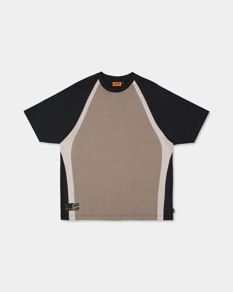 BILLABONG MENS SPEC FLUID SS TEE - GRAVEL