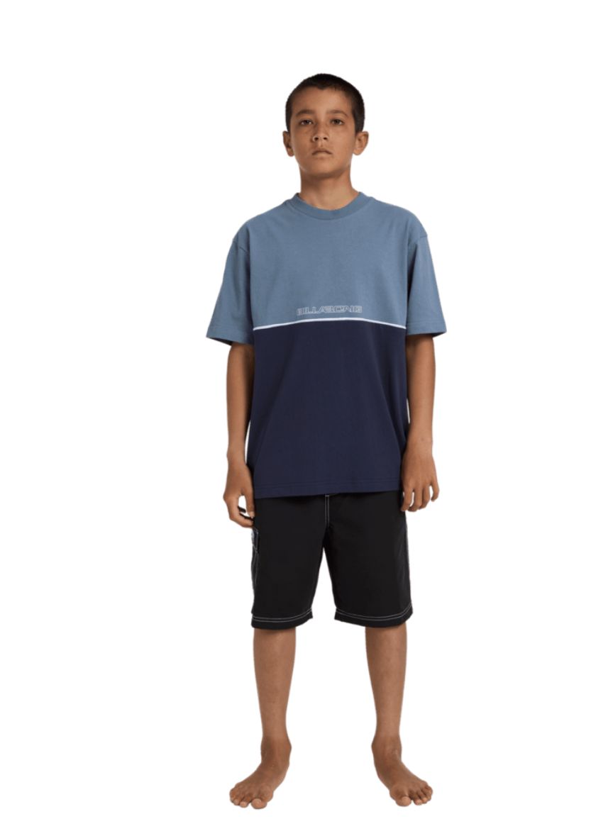 BILLABONG TEEN BOYS SPEC LEGACY SS TEE - CLOUD BLUE