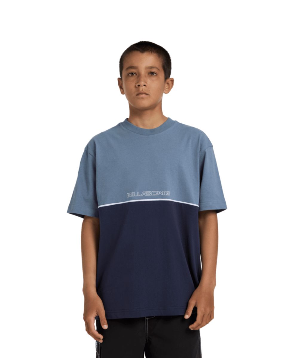 BILLABONG TEEN BOYS SPEC LEGACY SS TEE - CLOUD BLUE