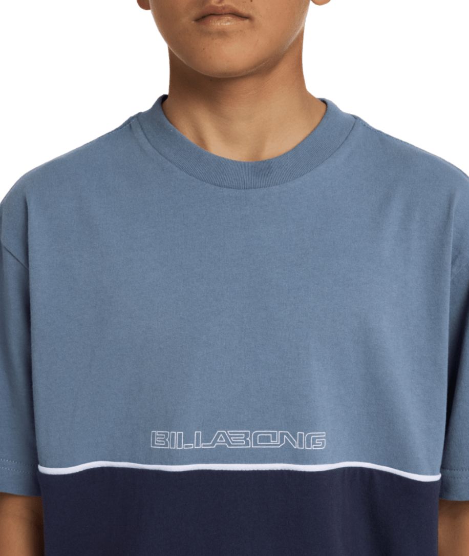 BILLABONG TEEN BOYS SPEC LEGACY SS TEE - CLOUD BLUE