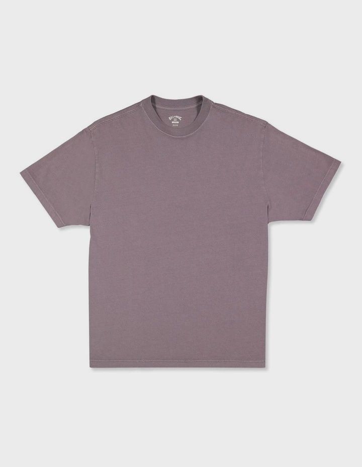 BILLABONG MENS PREMIUM WAVE WASH SS TEE - STEEL PURPLE
