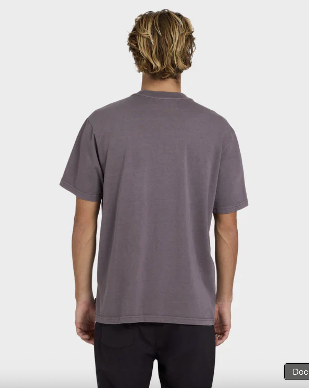 BILLABONG MENS PREMIUM WAVE WASH SS TEE - STEEL PURPLE