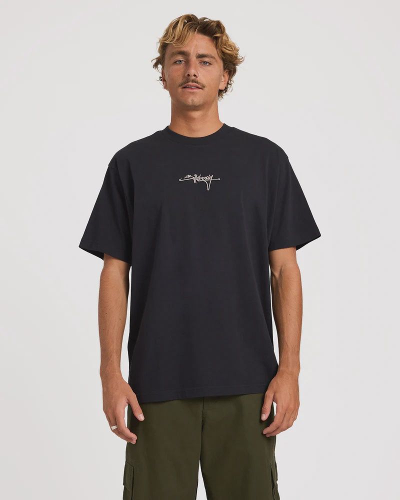 BILLABONG MENS IDENTIFIED SS TEE - WASHED BLACK