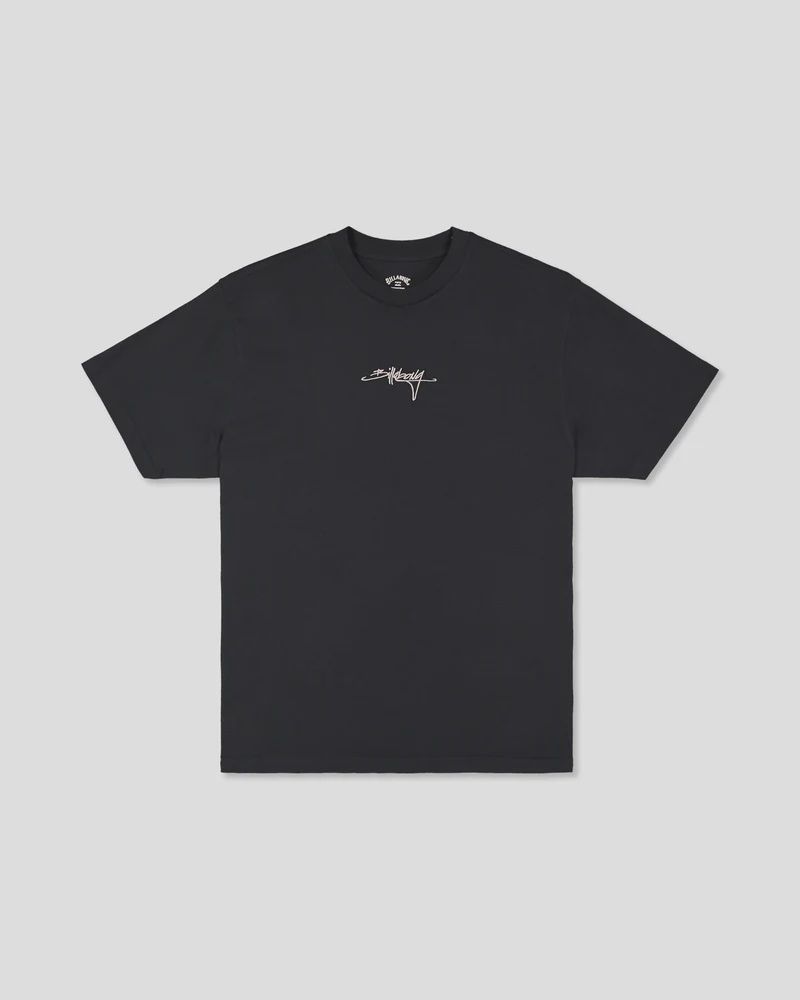 BILLABONG MENS IDENTIFIED SS TEE - WASHED BLACK