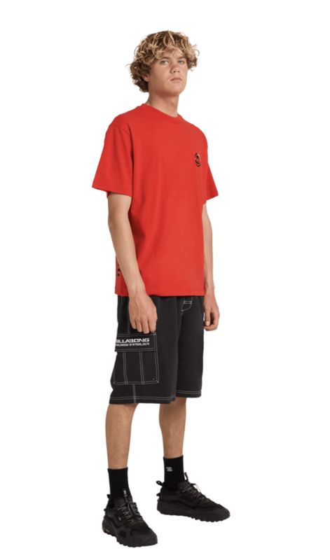 BILLABONG MENS THROW ON 22" BOARDSHORT - BLACK