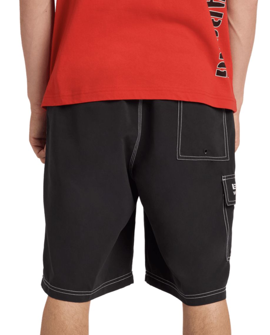 BILLABONG MENS THROW ON 22" BOARDSHORT - BLACK