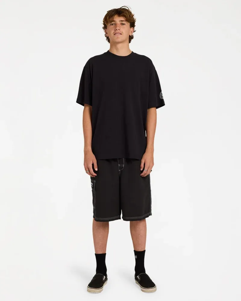 BILLABONG MENS SPEC BIO WAVE SS TEE - OFF BLACK