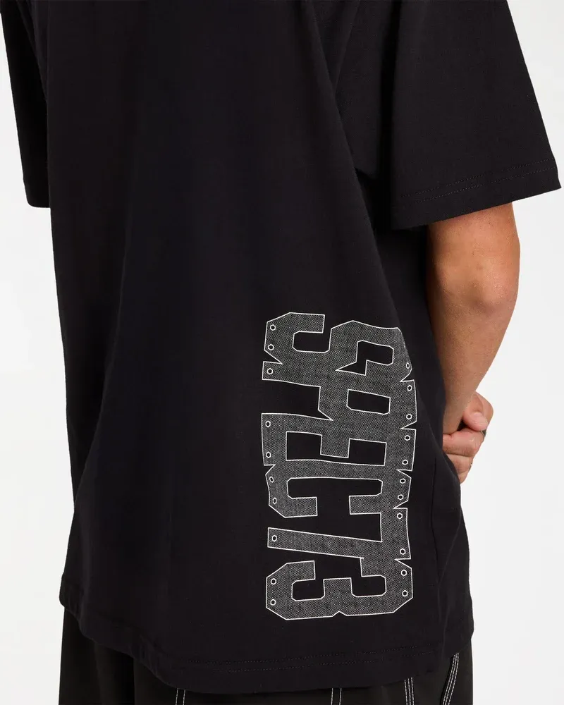 BILLABONG MENS SPEC BIO WAVE SS TEE - OFF BLACK