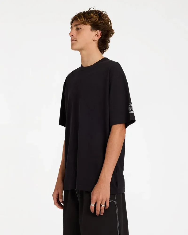 BILLABONG MENS SPEC BIO WAVE SS TEE - OFF BLACK