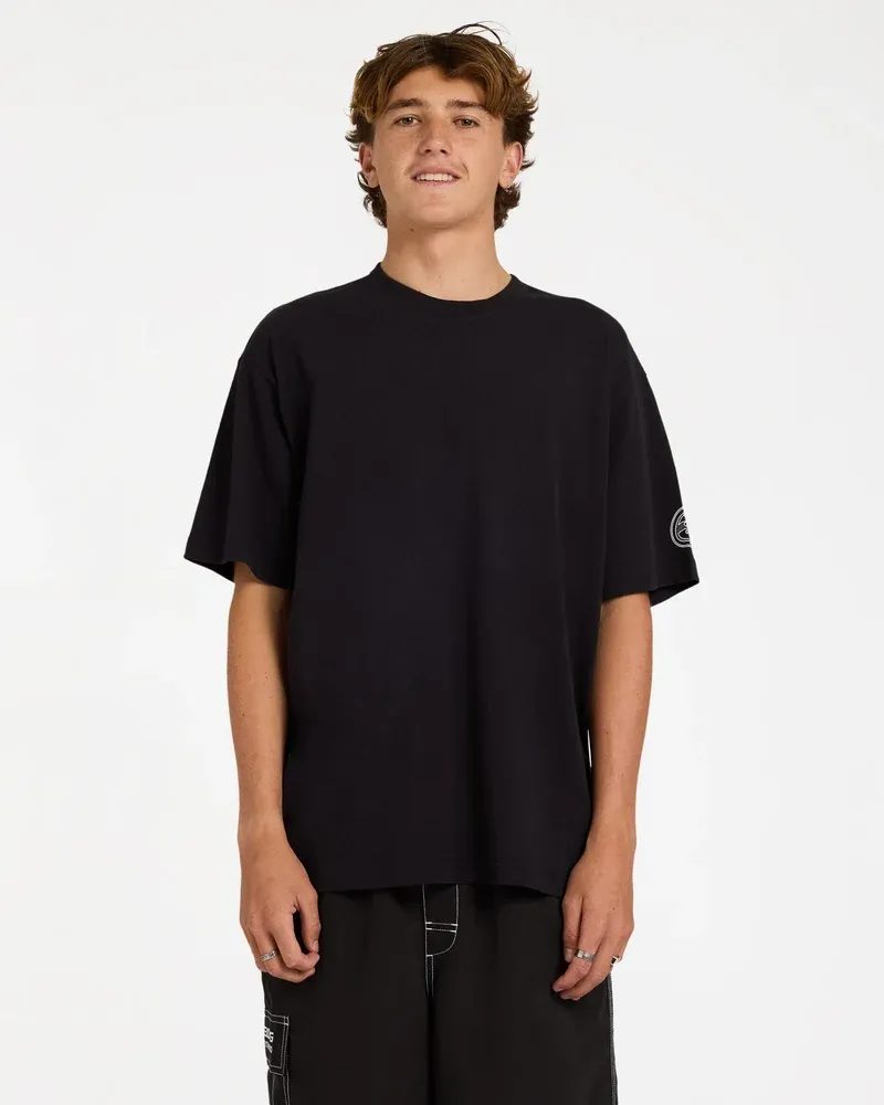 BILLABONG MENS SPEC BIO WAVE SS TEE - OFF BLACK