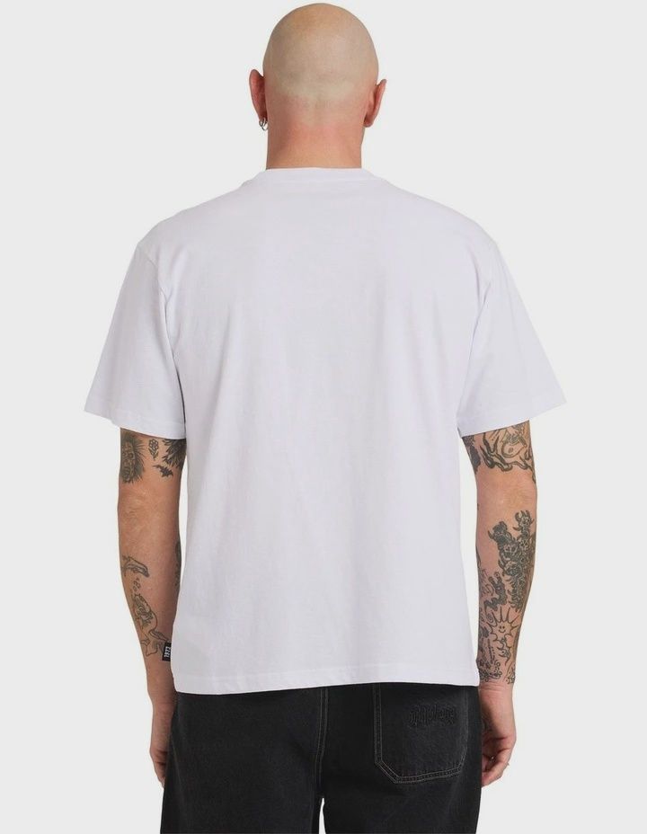 BILLABONG MENS CREED HORSE SS TEE - WHITE
