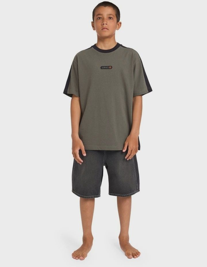 BILLABONG TEEN BOYS SPEC DENIM SHORT - BLACK