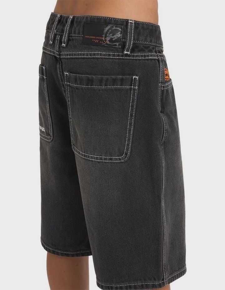 BILLABONG TEEN BOYS SPEC DENIM SHORT - BLACK